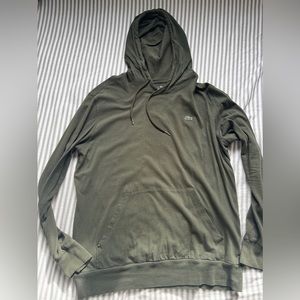 Lacoste Hooded Cotton Jersey Sweatshirt - Green - Large